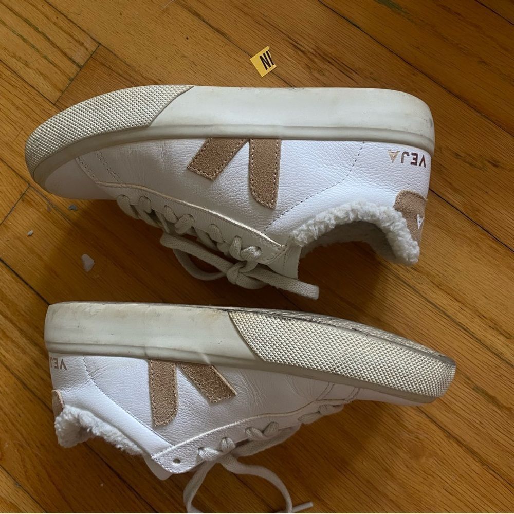 Veja Campo Fured leather white desert sneakers shoes Revolve 36 5 - Picture 15 of 16